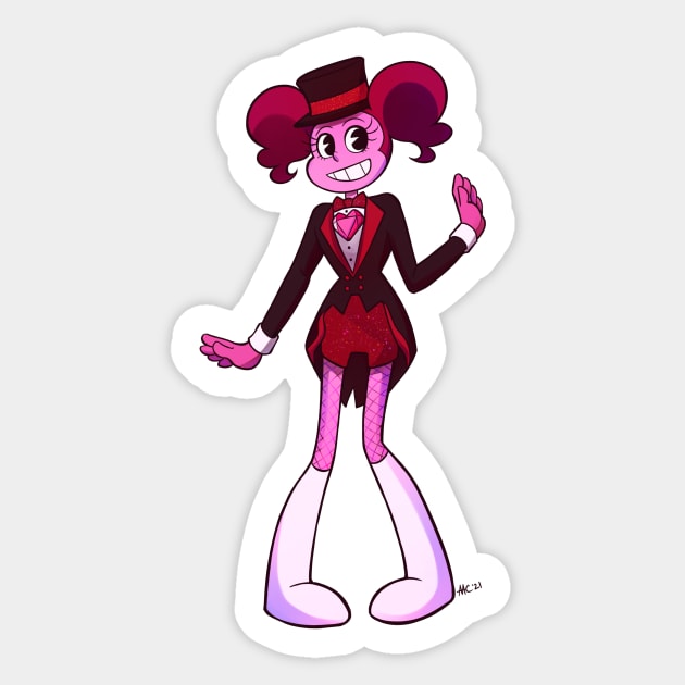 Tap Dance Spinel Sticker by Sai Scribbles